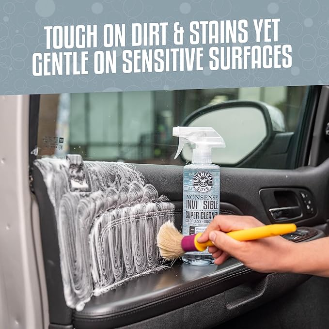 Chemical Guys, Nonsense Colorless & Odorless All-Surface Cleaner, 32 oz | Colorless, odorless, residue-free cleaner lifts dirt from vinyl, rubber, plastic, carpet and upholstery.
