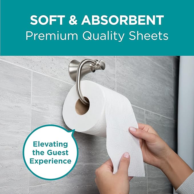 Angel Soft Professional Series by Georgia-Pacific PRO 2-Ply Embossed Toilet Paper, White, Individually Wrapped, 450 Sheets Per Roll, 20 Toilet Tissue Rolls Per Case, 16620