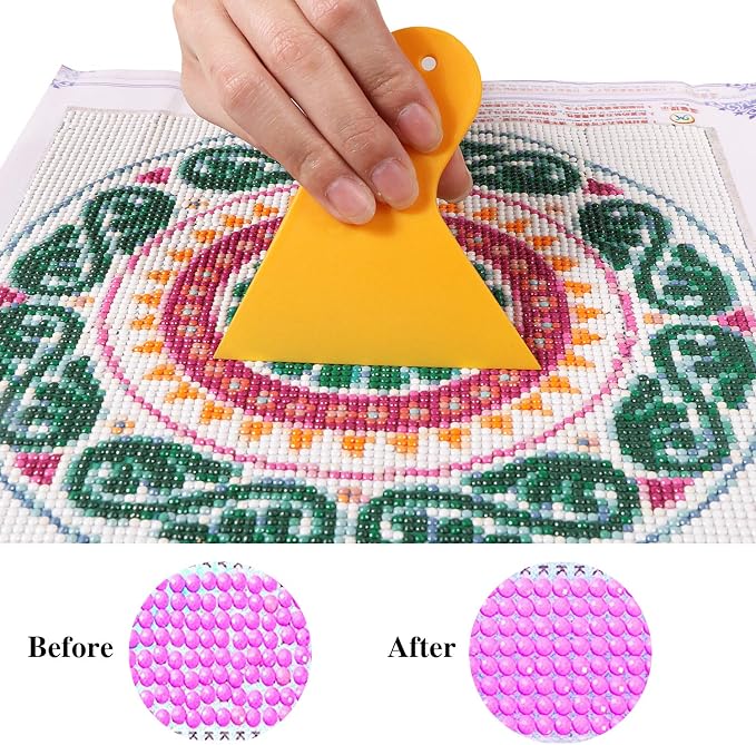 5D Diamond Painting Roller and Fix Tools,Unime Ideal Aligning Repair Pressing Accessories Tools for Full Drill Diamond Painting Kits for Adults (2 Pack)