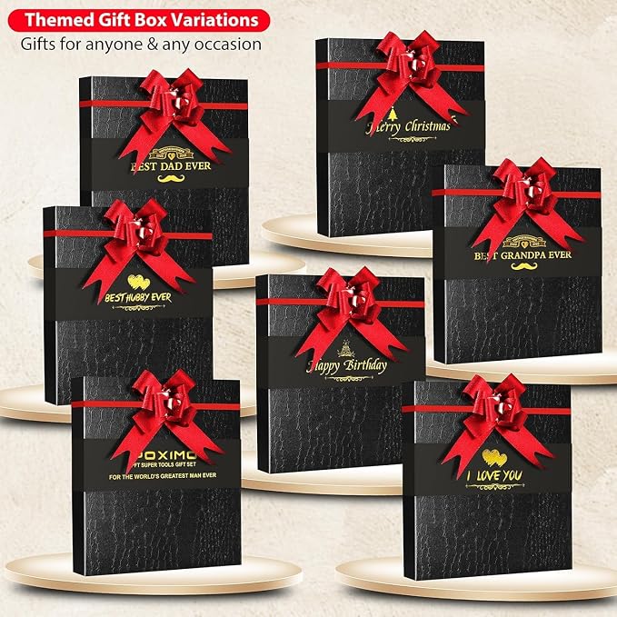 Multitools Gifts Set for Papa with 14-In-1 Multi-Pliers, Pocket Knife, Tactical Pen, Gifts for Grandfather Stocking Stuffers Multi-tools Kit(BEST GRANDPA EVER)
