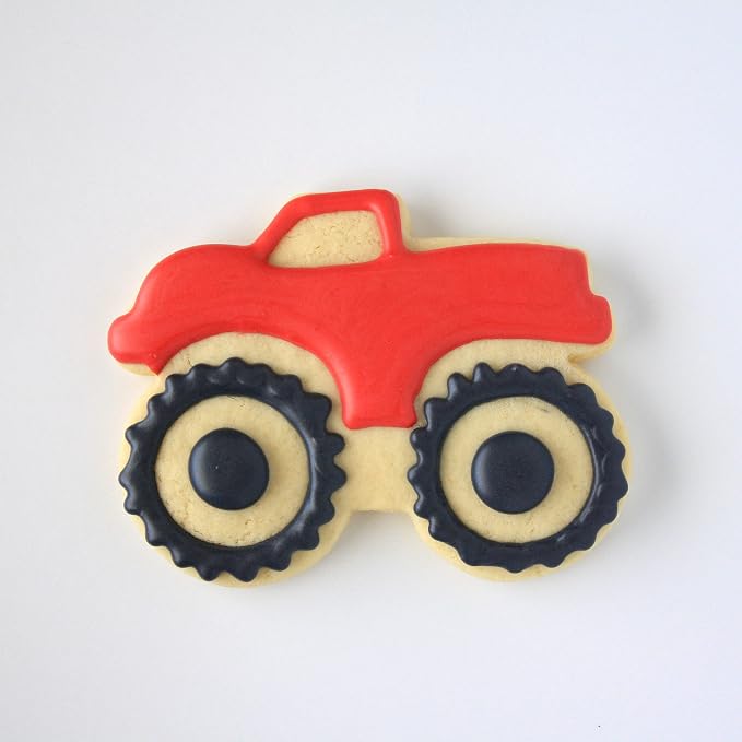 Ann Clark Monster Truck Cookie Cutter, 4" Made in USA