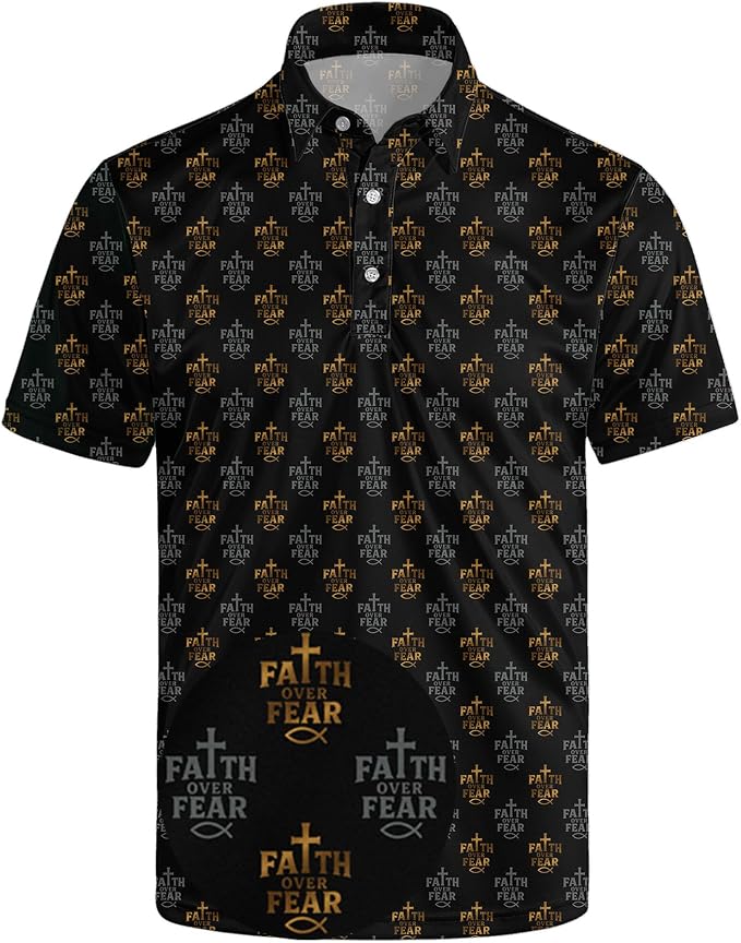 Polo Shirts for Men Moisture Wicking Mens Polo Shirts Patriotic Shirts for Men