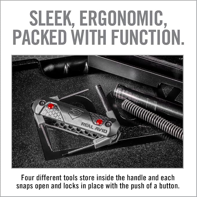 Real Avid Glock Accessories - Choose Between 2-in-1 Tool, 4-in-1 Tool or Pro Pack for Glock (Features Gun Mat, 2-in-1 Tool Cleaning Kit & Mag Tool)