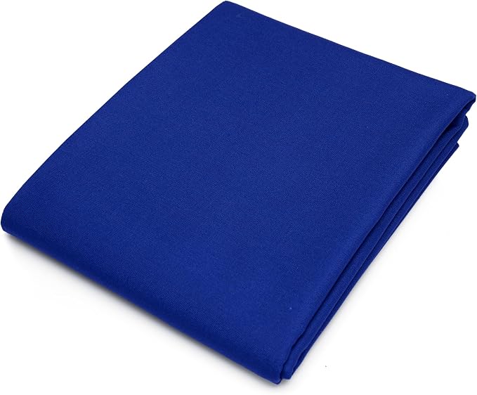 Pico Textiles 6 Yards Bolt Royal Blue Poly Cotton Twill Fabric - 65% Polyester 35% Cotton - 60" Wide - Sold by The Yard - for Pants, Jackets, Skirts, Upholstery, and Work Uniforms