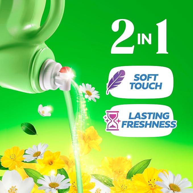 Gain, Liquid Laundry Fabric Softener, Laundry Conditioner, Long Lasting Scent, Softens, Freshness, Helps with Static & Wrinkles, Original Scent, 140 fl oz (Packaging May Vary)