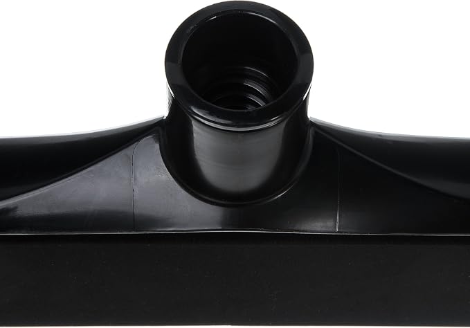SPARTA 3656703 Plastic Floor Squeegee, Shower Squeegee, Heavy Duty Squeegee With Rubber Blade For Windows, Glass, Shower Doors, Floors, Windshields, 20 Inches, Black, (Pack of 6)