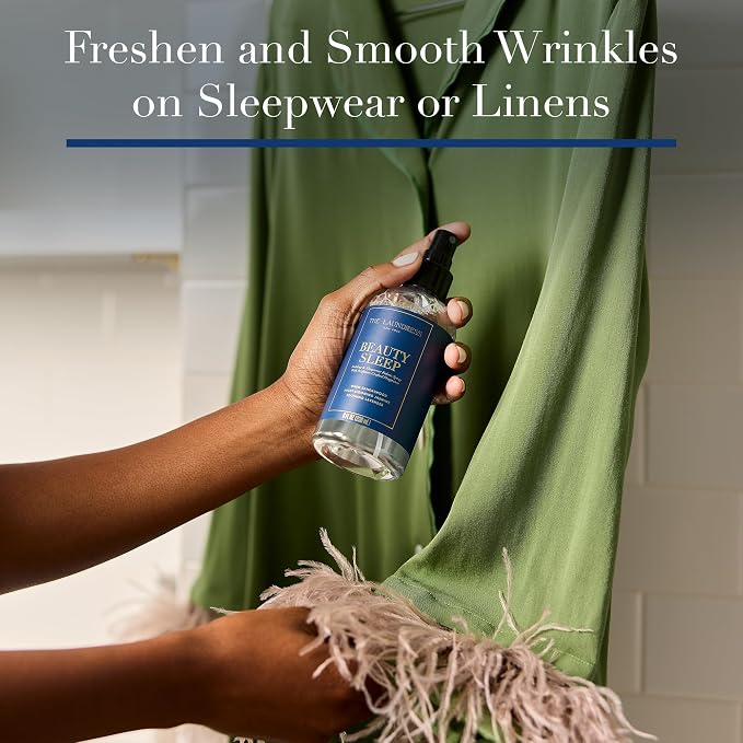The Laundress Beauty Sleep Linen Spray for Bedding & Pillow Mist, 8 oz | Luxurious & Serene Scented Sleep Spray with Soothing Lavender, Room, Sleepwear and Fabric Refresher, Wrinkle Release