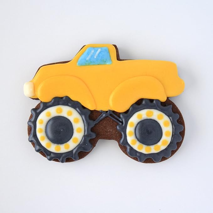 Ann Clark Monster Truck Cookie Cutter, 4" Made in USA