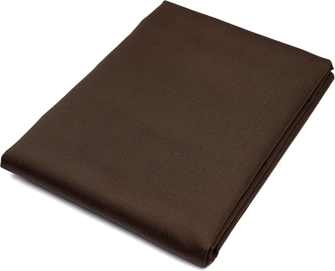 Pico Textiles 3 Yard Bolt Brown Poly Cotton Twill Fabric | 60" Wide, 65% Polyester / 35% Cotton, Medium Weight, Perfect for Pants, Jackets, Skirts and Work Uniforms, Sold by the Yard