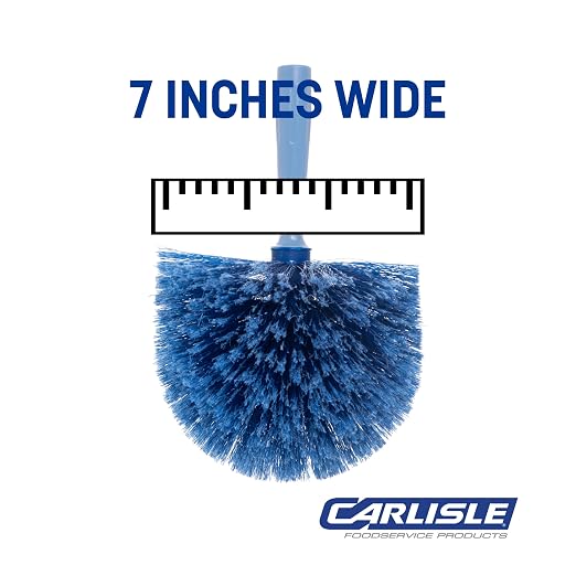 Sparta Round Duster Head, Soft Flagged Bristles, 9 Inch, Blue, 12-Pack | Flo-Pac, Electrostatic Bristles, Ceilings and Corners, Handle Sold Separately, BPA Free