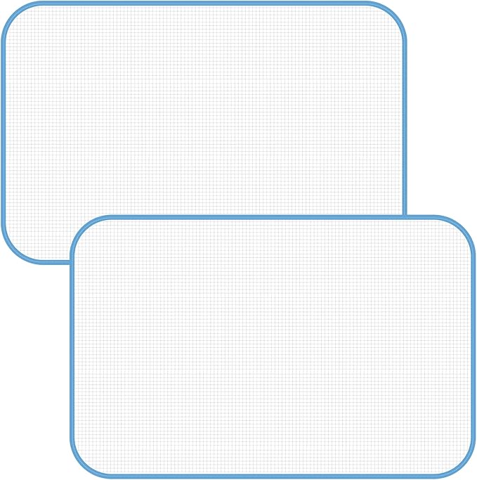Pressing Cloth for Ironing, 2pcs Ironing Cloth to Protect Clothes Iron Mat Scorch Saving Mesh Insulation Pad for Sewing and Ironing Fabric Protector Tool, Blue(23.62x15.75in)