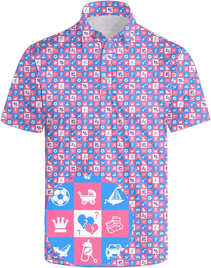 Polo Shirts for Men Moisture Wicking Mens Polo Shirts Patriotic Shirts for Men