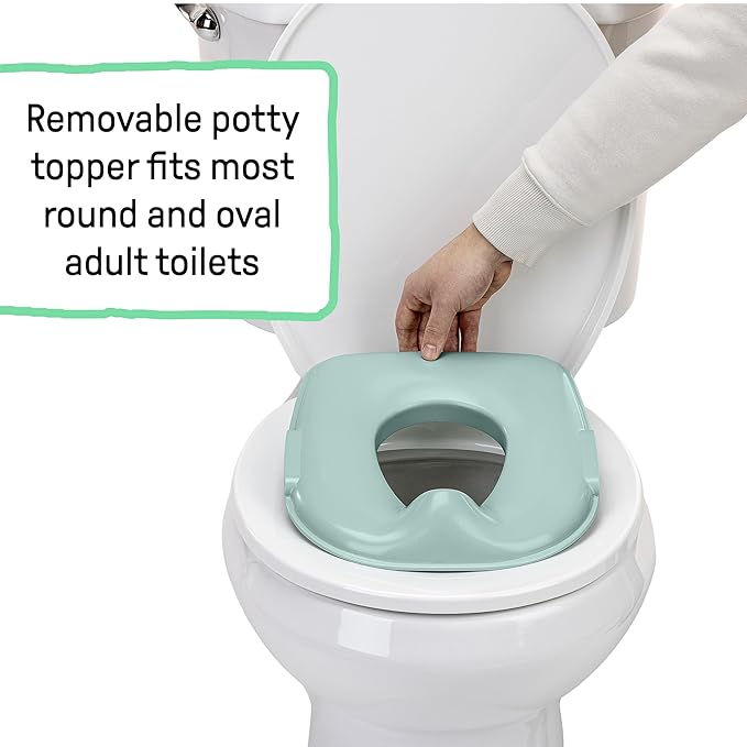 Ingenuity Prepare to Potty 3-in-1 System - Potty Training Toilet, Topper, Step Stool, Easy Setup, for Toddlers Ages 18 Months+ (Pack of 2)