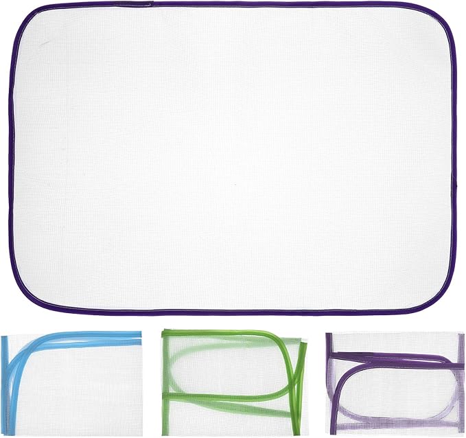 3 Pack Pressing Cloth for Ironing,Ironing Cloth to Protect Clothes,Clothes Scorch-Saving Iron Protector Insulation Pad,Polyester Mesh Iron Pressing Mat for Easy Irons Sewing,3 Colors