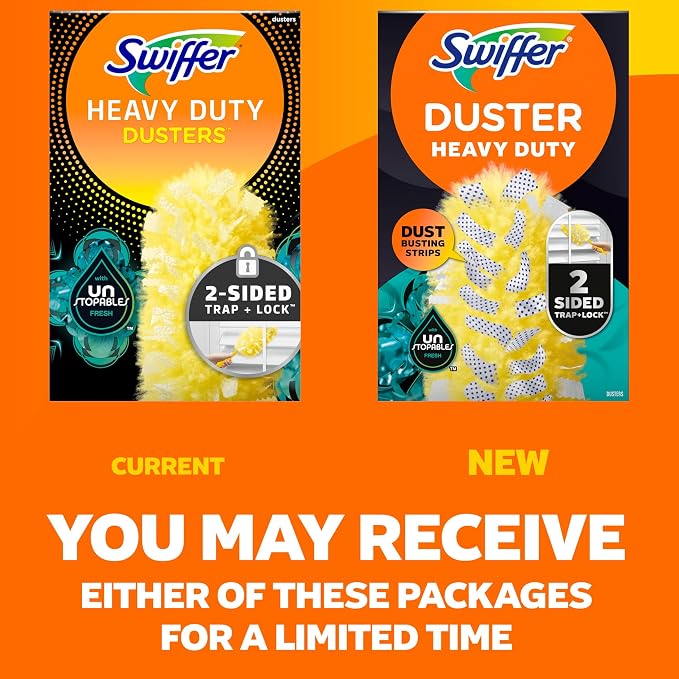 Swiffer Dusters Multi-Surface Heavy Duty Duster Refills, Unstopables Fresh Scent, 11 Count
