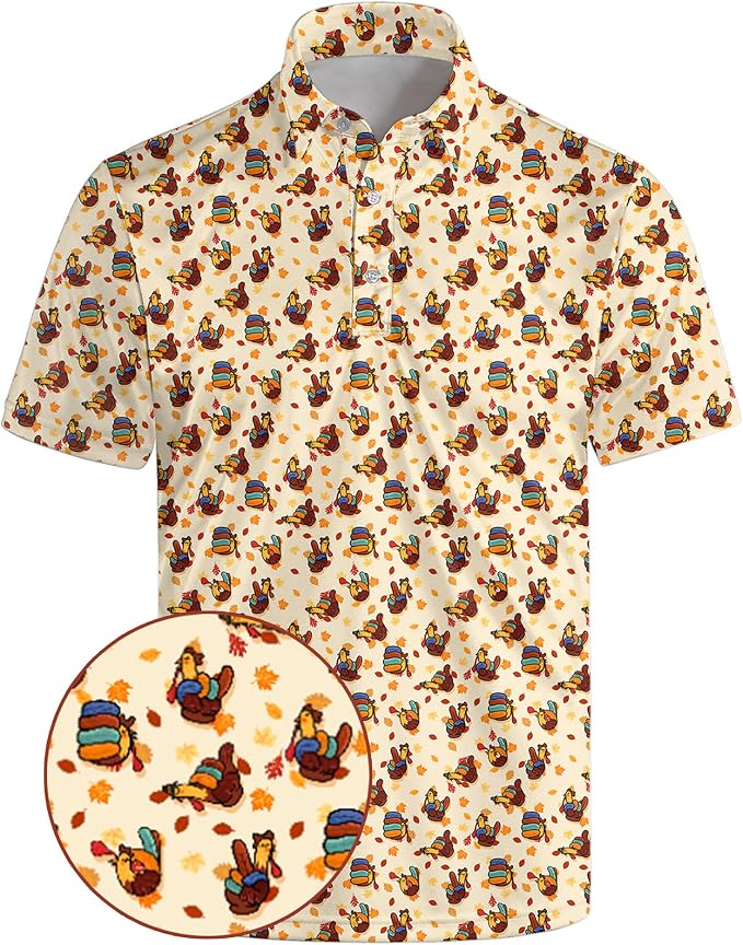 Polo Shirts for Men Moisture Wicking Mens Polo Shirts Patriotic Shirts for Men