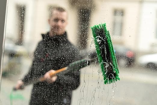 Unger Commercial - nLITE Carbon 24K Window Cleaning Kit - 39' Plus Power Brush for High Access Professional Window Cleaning - NLKT3