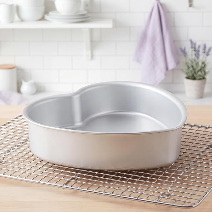 Heart Shaped Cake Pans, 9 × 3 Inch, 1PC | Aluminum, For Wedding, Party, Family Occasions, For Chocolate, Bread