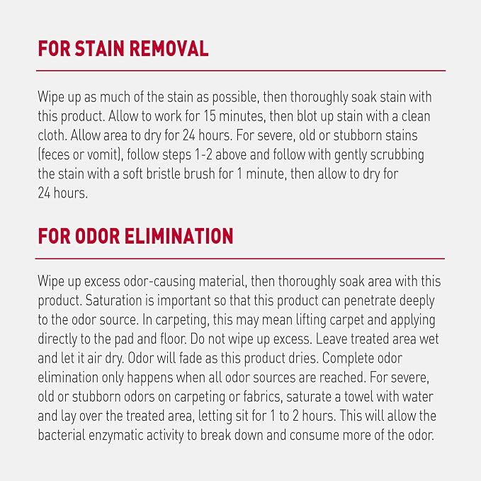 Nature’s Miracle Advanced Dog Stain & Odor Eliminator Foam, 17.5 oz (6 Pk) | Enzymatic Cleaner Eliminates the Toughest Dog Messes, Foam Penetrates Into the Carpet, Safe For Pets and Home*, Fresh Scent