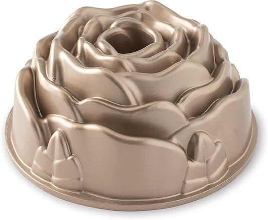 Nordic Ware Rose Bundt, 10 Cup, Toffee