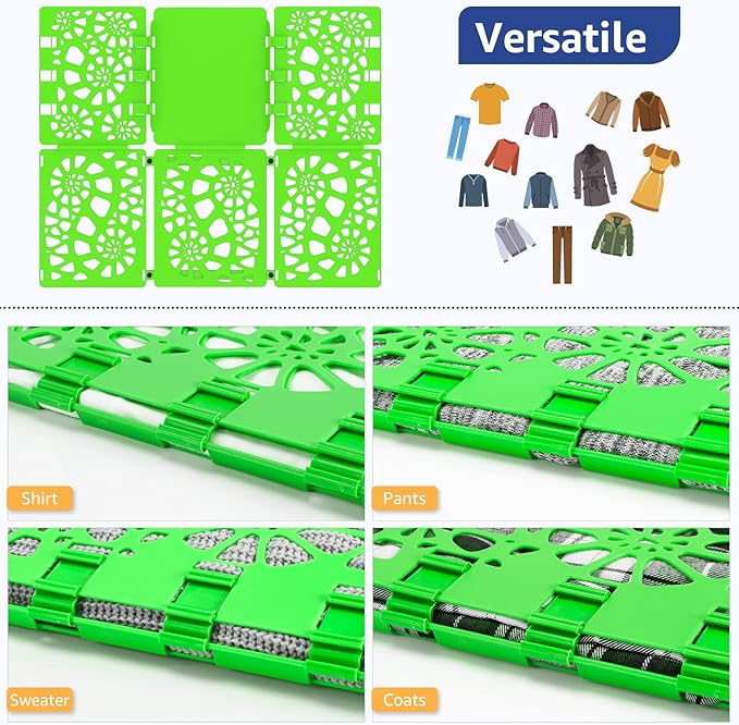 BoxLegend T Shirt Folder V2 Clothes Folding Board laundry folder Durable | Quick & Effortless Folding, Space-Saving Design, Washable, No Assembly Required