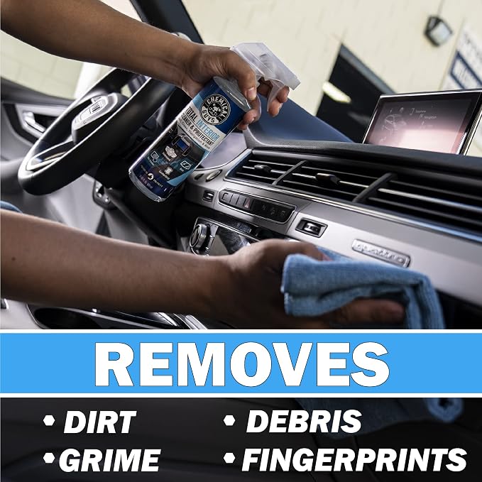 Chemical Guys, Total Interior Cleaner & Protectant for Cars, 16 oz, 2 Pack | Cleans dashboards, seats, door panels, trim and glass in one step, leaving a fresh, streak-free, factory-style look