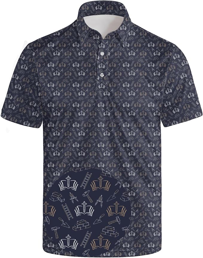 Polo Shirts for Men Moisture Wicking Mens Polo Shirts Patriotic Shirts for Men