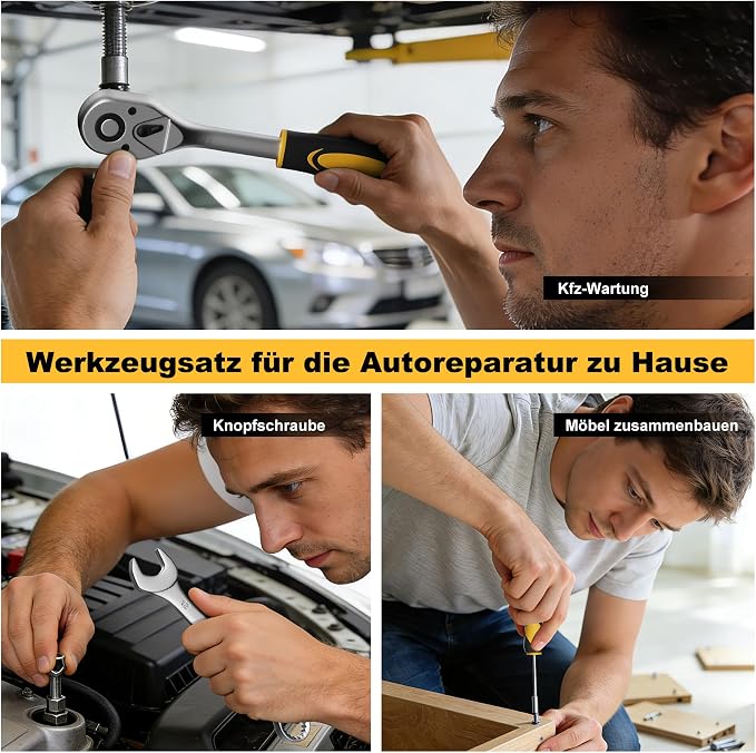 209 Piece Tool Kit for Home Socket Wrench Auto Repair Tool Set,General Household Tool box,Basic Hand Tool Kit,Perfect for Homeowner, Diyer, Handyman