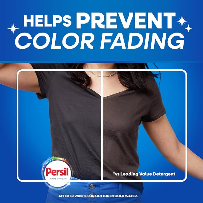 Persil Original Liquid Laundry Detergent, 110 Loads, 82.5 Fl Oz | Deep Clean & Care, Helps Protect Colors, Tackles Tough Stains, Ultra Concentrated Formula, HE Safe, All Water Temperatures