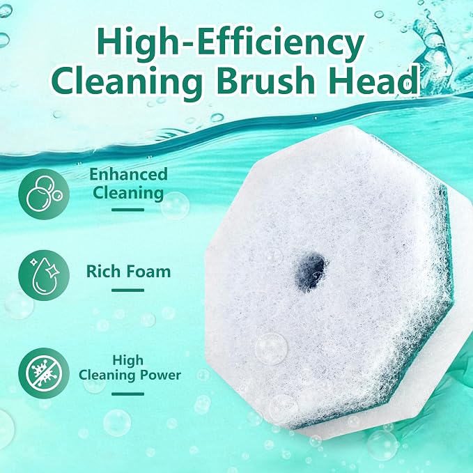 Disposable Toilet Wand with 42 Clorox Compatible Refills, Wall Mount T-oilet Bowl Holder Set, Toilet Scrubber Kit for Bathroom, Sink & Bathtub (Rainforest Scent)