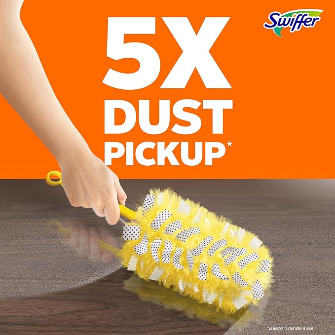Swiffer Dusters Multi-Surface Heavy Duty Duster Refills, Unstopables Fresh Scent, 11 Count