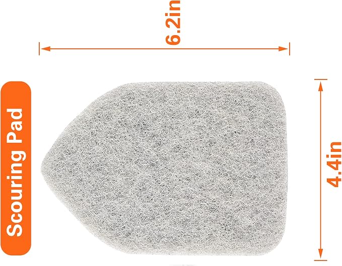 CLEANHOME Scouring Pads, 3 Pieces | Suitable for Tub Tile, Scrubber Brushes, ASIN:B09GF2LSZ8