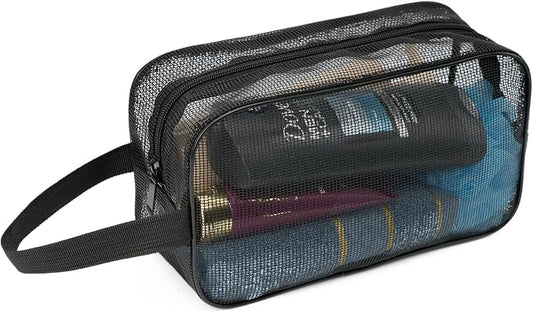 REDSINDA Mesh Shower Caddy Bag for Bathroom Gym Camping Portable Travel Mesh Toiletry Bag for Women Men