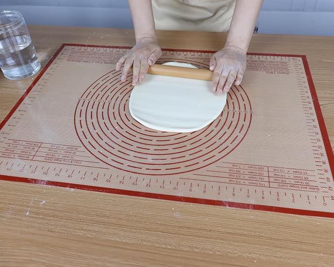 Silicone Pastry Mat 34X26 inch Baking mat Perfect for Dough, Pastry, Pie Crust, Fondant, Cookies, Bread, Pasta/Pizza,Pastry Board, Kitchen Counter Mat