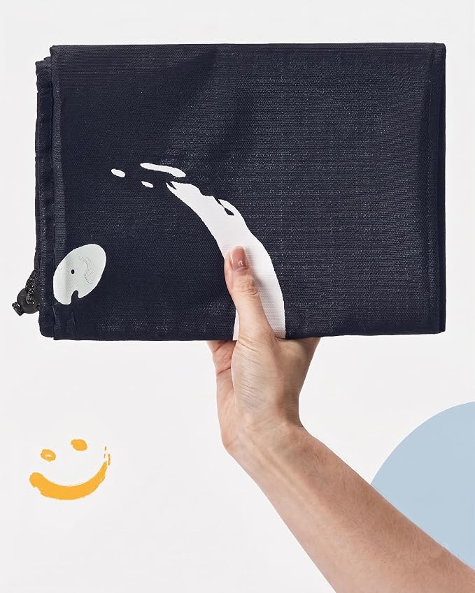 HOMEST 2 Pack XL Wash Me Travel Laundry Bag, Dirty Clothes Organizer, Large Enough to Hold 4 Loads of Laundry, Easy Fit a Laundry Hamper or Basket | Holds 3-4 Loads, Machine Washable Drawstring Laundry Bag for Dorm, Camp, Laundromat,Family,Travel,Black...