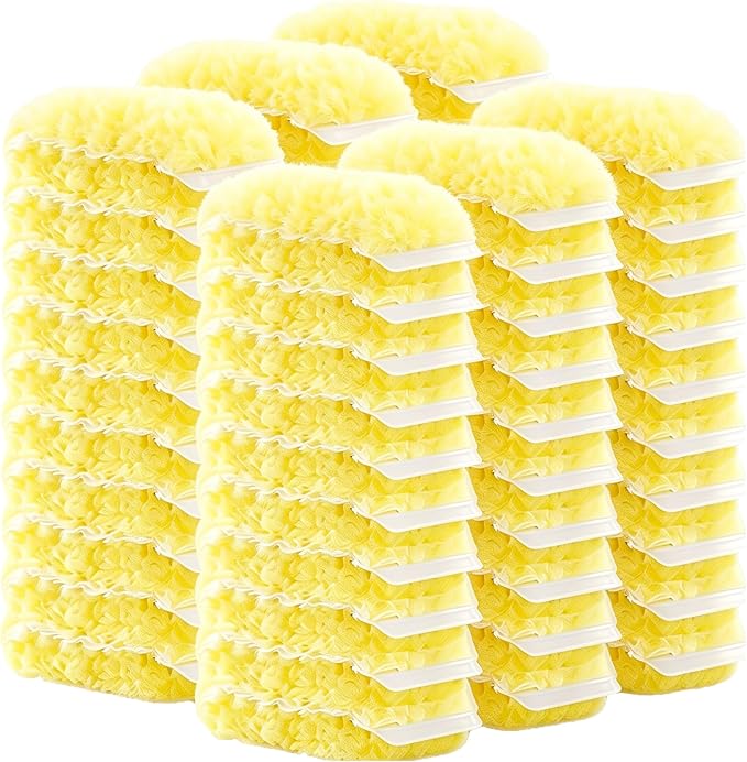 Heavy Duty Duster Refills for Swiffer Duster, 60 Count, Large | Extra Thick, Fluffy & Soft, 360° Duster Refill Only, Multisurface Duster for Dusting Furniture, Fans, Blinds, Corners, Yellow