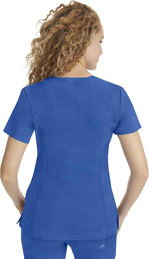 Healing Hands Purple Label Scrub Top for Women with 3 Pockets | Princess Paneling, Secure Zip Pocket, Flattering Modern Fit, Organized Storage, Professional Workwear, Easy Care Fabric