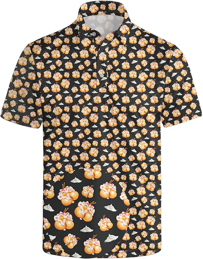Polo Shirts for Men Moisture Wicking Mens Polo Shirts Patriotic Shirts for Men