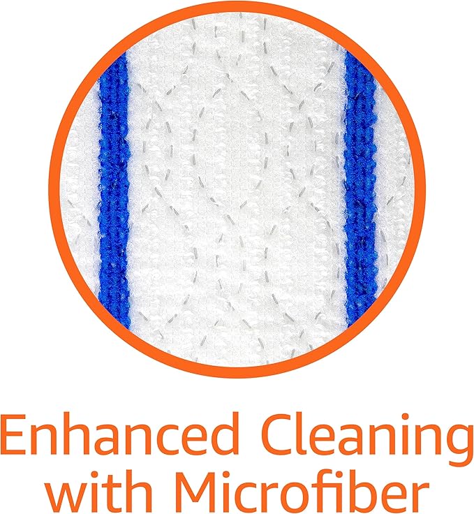 Amazon Basics Wet Mopping Cloth Refills, 24 Count (2 Packs of 12), Fits Swiffer Sweeper Mop Heads