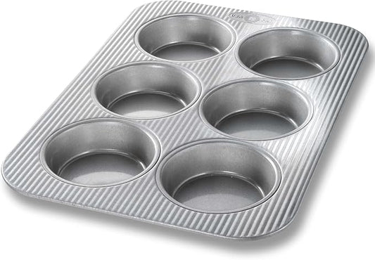 USA Pan Bakeware Nonstick Mini Round Cake Pans, Aluminized Steel