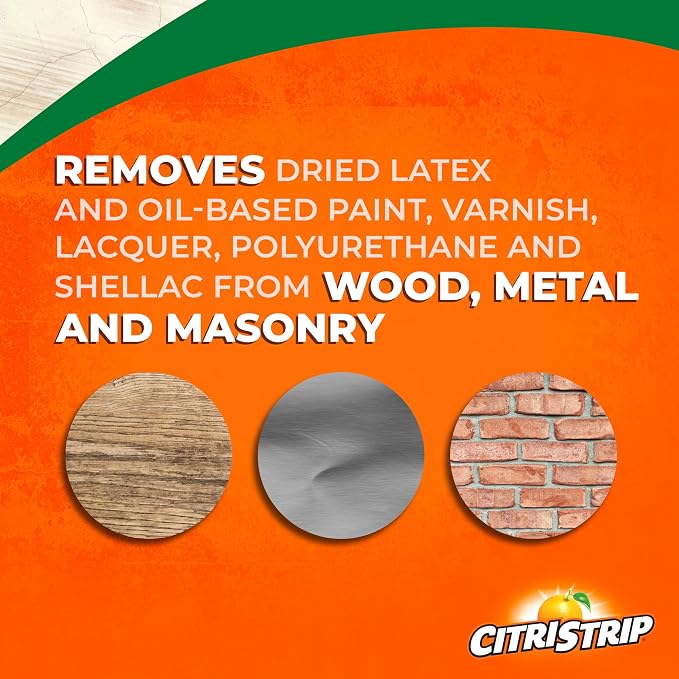 Citristrip® Stripping Gel, Citrus Stripper Paint Remover, 40 oz