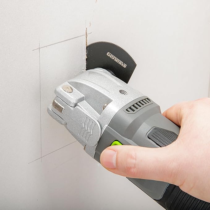 Genesis Oscillating Tool 3.5 Amp Oscillating Multi Tool with 3.7° Oscillation Angle, 6 Variable-Speeds with 16-Piece Accessory Set, Storage Box, Carrying Bag, and 2 Year Warranty (GMT35T)