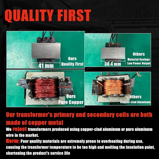 ATOLS Upgraded Plastic Welder, 1000PCS Staples, Pure Copper Transformer, Rapid Heating, Plastic Welding Kit, Hot Stapler Kit, Plastic Welder Gun Kit, Car Bumper Repair Kit, Plastic Repair Kit(Red)