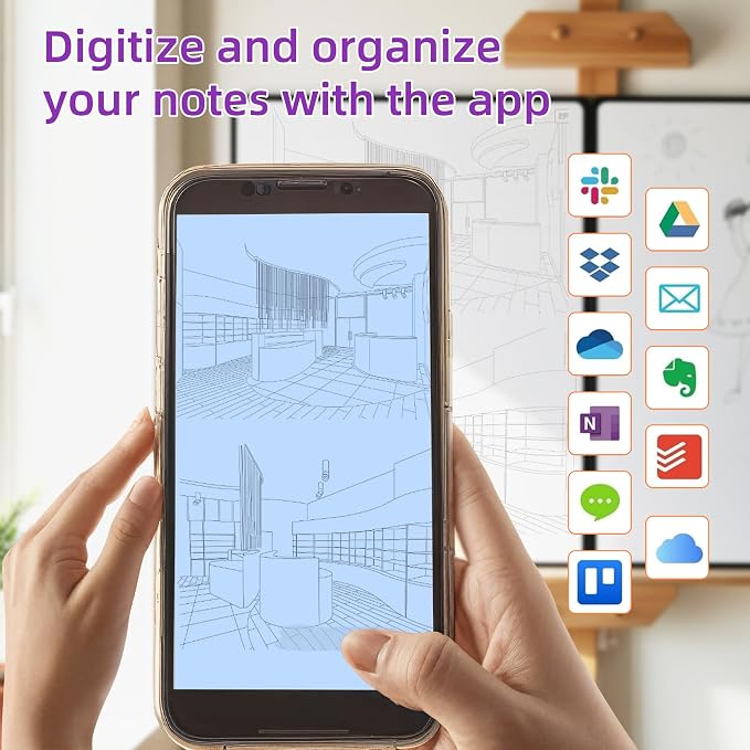 Double-Sided White Board 16×12inch - Expands to 24“×16” Dry Erase Board with 3 Markers & Anti-Ghosting Surface | Magnetic-Ready | Ultra-Thin for Office,School,Travel,Home(16"×12"-Black)