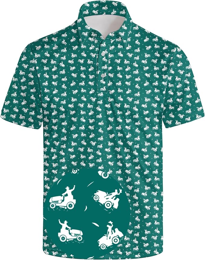 Polo Shirts for Men Moisture Wicking Mens Polo Shirts Patriotic Shirts for Men