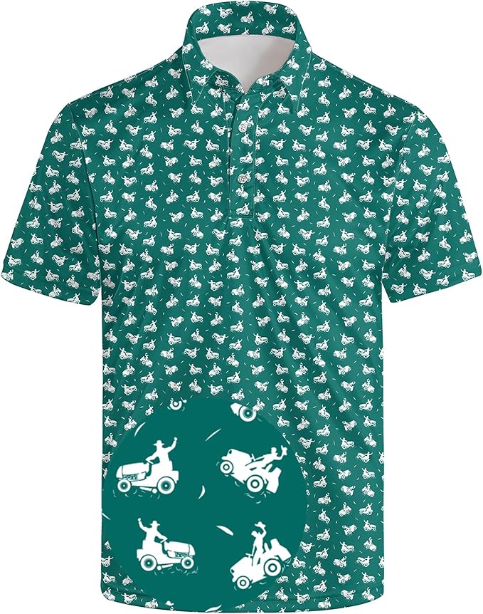 Polo Shirts for Men Moisture Wicking Mens Polo Shirts Patriotic Shirts for Men