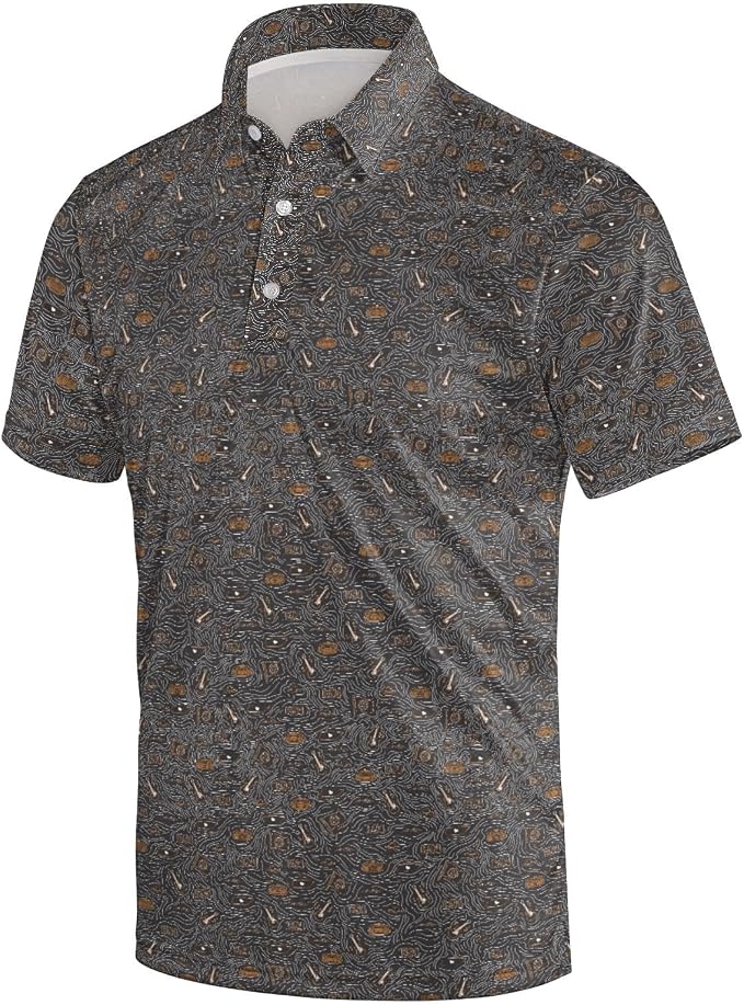 Polo Shirts for Men Moisture Wicking Mens Polo Shirts Patriotic Shirts for Men