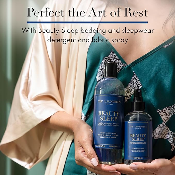 The Laundress Beauty Sleep Linen Spray for Bedding & Pillow Mist, 8 oz | Luxurious & Serene Scented Sleep Spray with Soothing Lavender, Room, Sleepwear and Fabric Refresher, Wrinkle Release