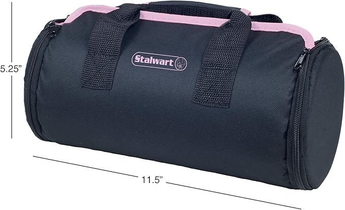 86-Piece Household Hand Tool Set with Roll-Up Bag – Tool Kit with Screwdrivers, Pliers, Wrenches, and More – Great for the Home or Car by Stalwart
