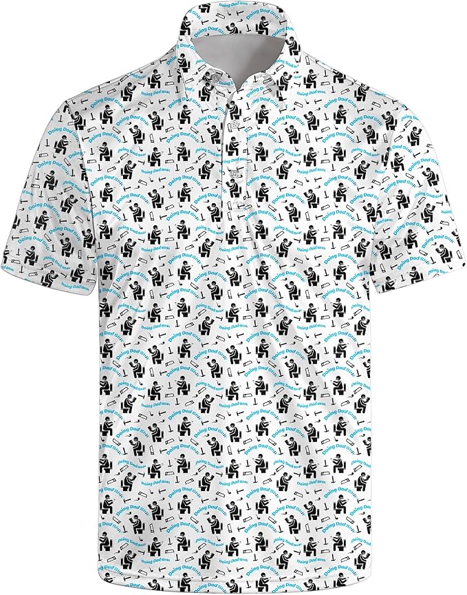 Polo Shirts for Men Moisture Wicking Mens Polo Shirts Patriotic Shirts for Men